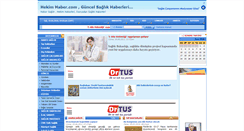 Desktop Screenshot of hekimhaber.com