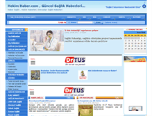 Tablet Screenshot of hekimhaber.com